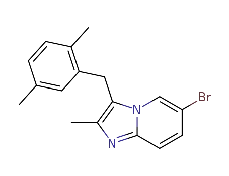 6-bromo-3-[(2,5-dimethylphenyl)methyl]-2-methylimidazo[1,2-a]pyridine