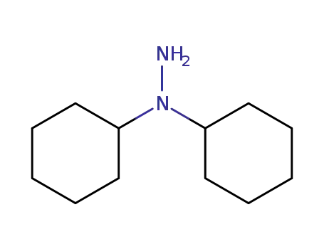 Molecular Structure of 82259-52-7 (Hydrazine, 1,1-dicyclohexyl-)
