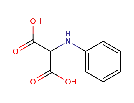 Molecular Structure of 39126-37-9 (2-(Phenylamino)propanedioic acid)