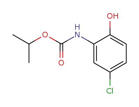 Molecular Structure of 27898-06-2 (N-(5-Chloro-2-hydroxyphenyl)carbamic acid isopropyl ester)