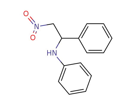 Molecular Structure of 21080-09-1 (N-(2-nitro-1-phenyl-ethyl)aniline)