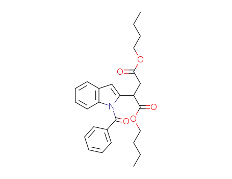 dibutyl 2-(1-benzoyl-1H-indol-2-yl)succinate