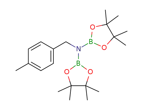 4,4,5,5-tetramethyl-N-(4-methylbenzyl)-N-(4,4,5,5-tetramethyl-1,3,2-dioxaborolan-2-yl)-1,3,2-dioxaborolan-2-amine