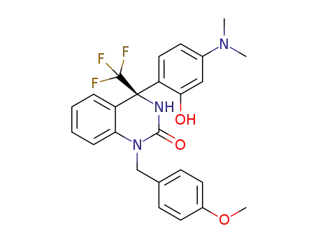 (R)-4-(4-(dimethylamino)-2-hydroxyphenyl)-1-(4-methoxybenzyl)-4-(trifluoromethyl)-3,4-dihydroquinazolin-2(1H)-one