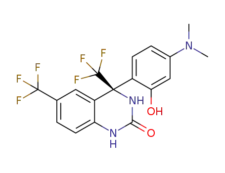(R)-4-(4-(dimethylamino)-2-hydroxyphenyl)-4,6-bis(trifluoromethyl)-3,4-dihydroquinazolin-2(1H)-one