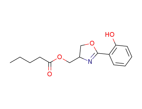 (2-(2-hydroxyphenyl)-4,5-dihydrooxazol-4-yl)methyl pentanoate
