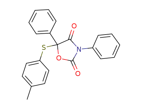 3,5-diphenyl-5-(p-tolylthio)oxazolidine-2,4-dione