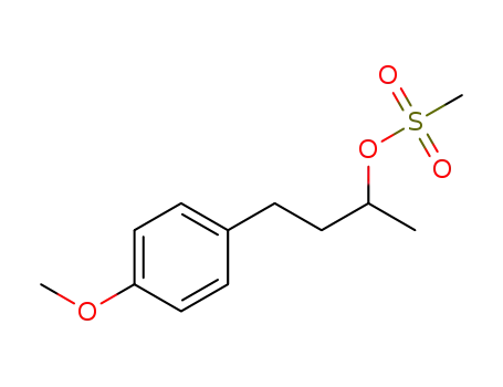 4-(4-methoxyphenyl)butan-2-yl methanesulfonate