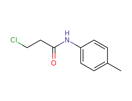 Molecular Structure of 19342-88-2 (3-chloro-N-(4-methylphenyl)propanamide)