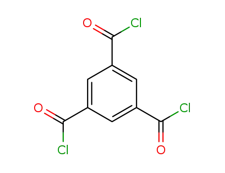 Molecular Structure of 4422-95-1 (1,3,5-Benzenetricarboxylic acid chloride)