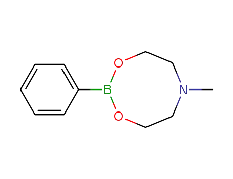 Molecular Structure of 65796-77-2 (4H-1,3,6,2-Dioxazaborocine, tetrahydro-6-methyl-2-phenyl-)