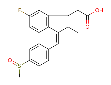 Molecular Structure of 38194-50-2 (Sulindac)