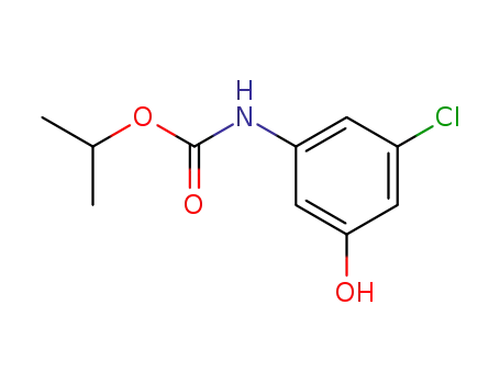 Molecular Structure of 34061-87-5 (3-Chloro-5-hydroxycarbanilic acid isopropyl ester)