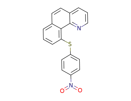 10-(4-nitrophenylsulfanyl)benzo[h]quinoline