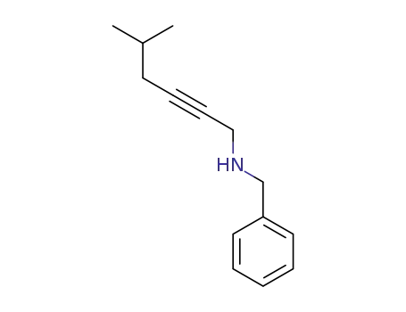 N-benzyl-5-methylhex-2-yn-1-amine