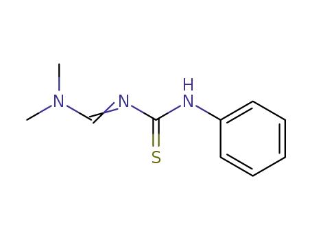 Molecular Structure of 59819-37-3 (Thiourea, [(dimethylamino)methylene]phenyl-)