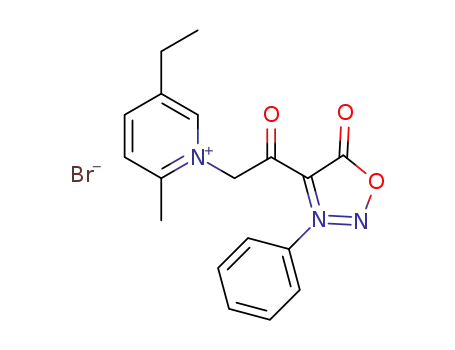 5-ethyl-2-methyl-1-[2-(3-phenylsydnon-4-yl)-2-oxoethyl]pyridinium bromide