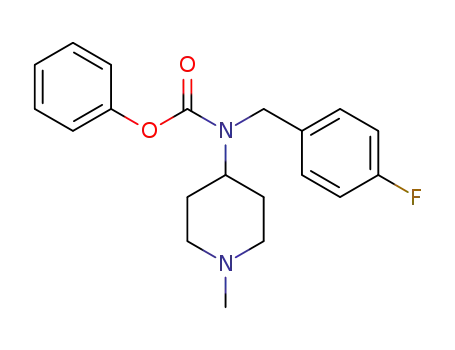 phenyl (4-fluorobenzyl)(1-methylpiperidin-4-yl)carbamate