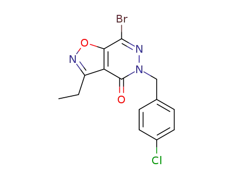 7-bromo-5-(4-chlorobenzyl)-3-ethyl[1,2]oxazolo[4,5-d]pyridazin-4(5H)-one