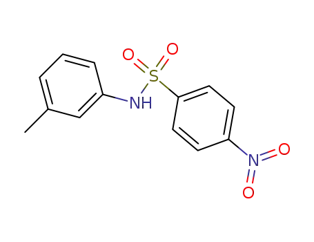 Molecular Structure of 16936-94-0 (Benzenesulfonamide, N-(3-methylphenyl)-4-nitro-)