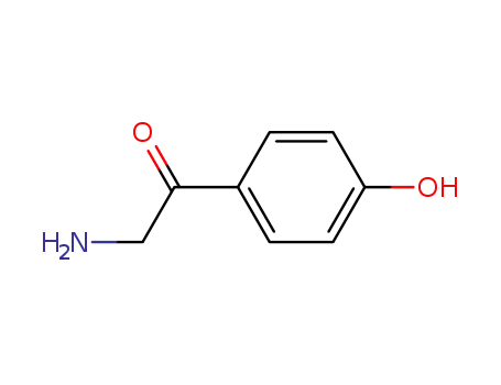 Molecular Structure of 77369-38-1 (2-aMino-1-(4-hydroxyphenyl)ethanone hydrochloride)