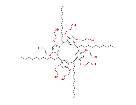2,2',2'',2''',2'''',2''''',2'''''',2'''''''-(((2R,4S)-2,4,6,8-tetrakis(decyl)-1,3,5,7(1,3)-tetrabenzeacyclooctaphane-14,16,34,36,54,56,74,76-octayl)octakis(oxy))octakis(ethan-1-ol)