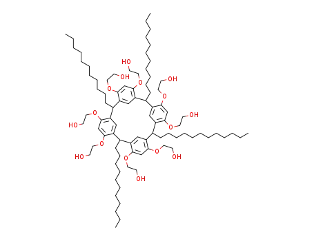 2,2',2'',2''',2'''',2''''',2'''''',2'''''''-(((2R,4S)-2,4,6,8-tetraundecyl-1,3,5,7(1,3)-tetrabenzencyclooctaphane-14,16,34,36,54,56,74,76-octayl)octakis(oxy))octakis(ethan-1-ol)