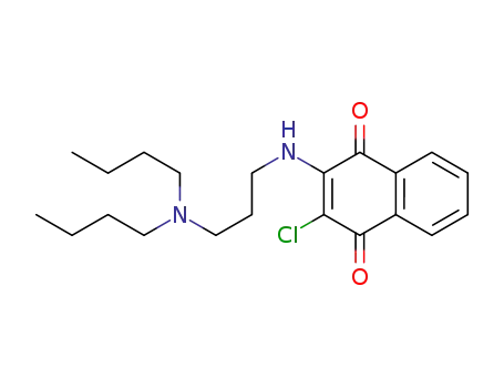 2-chloro-3-(3-(dibutylamino)propylamino)-1,4-naphthoquinone