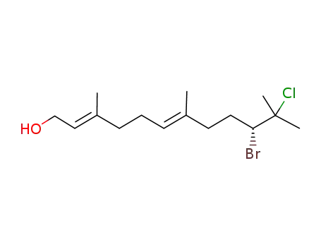 (R,2E,6E)-10-bromo-11-chloro-3,7,11-trimethyldodeca-2,6-dien-1-ol