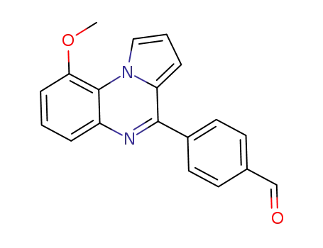 4-(9-methoxypyrrolo[1,2-a]quinoxalin-4-yl)benzaldehyde