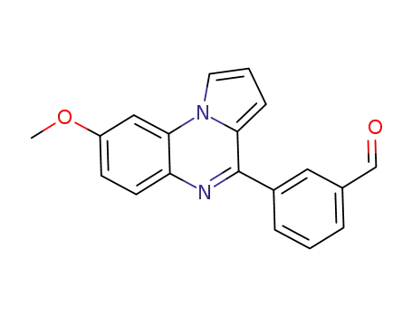 3-(8-methoxypyrrolo[1,2-a]quinoxalin-4-yl)benzaldehyde