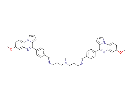 bis{N-[4-(7-methoxypyrrolo[1,2-a]quinoxalin-4-yl)benzylidene]-3-aminopropyl}methylamine