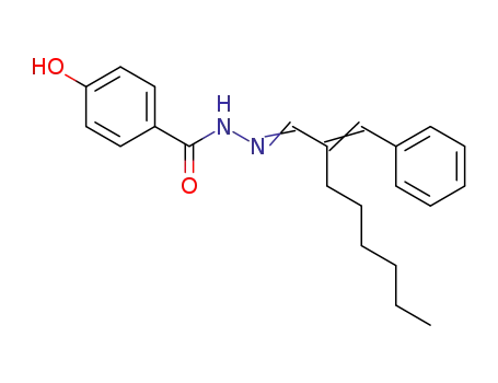 N'-(2-benzylideneoctylidene)-4-hydroxybenzohydrazide