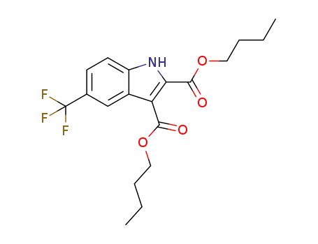 dibutyl 5-(trifluoromethyl)-1H-indole-2,3-dicarboxylate