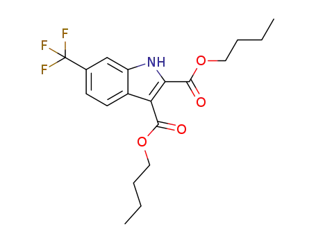 dibutyl 6-(trifluoromethyl)-1H-indole-2,3-dicarboxylate