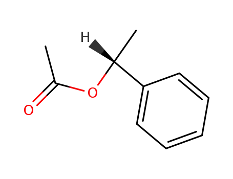 Molecular Structure of 16197-92-5 (Benzenemethanol, a-methyl-, acetate, (R)-)