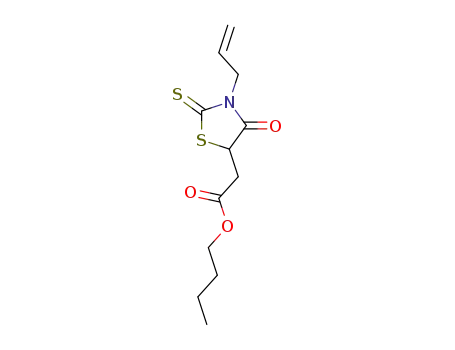 butyl [4-oxo-3-(prop-2-en-1-yl)-2-sulfanylidene-1,3-thiazolidin-5-yl]acetate