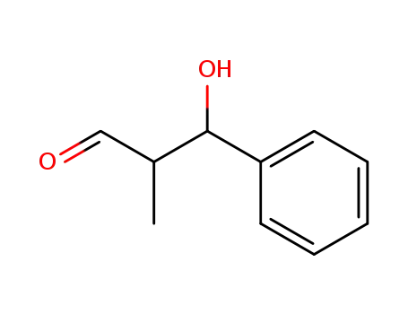 Molecular Structure of 60218-91-9 (Benzenepropanal, b-hydroxy-a-methyl-)