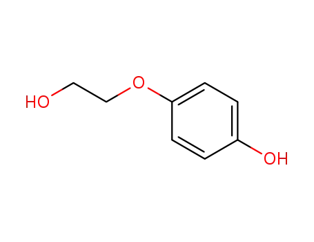 Molecular Structure of 13427-53-7 (Phenol, 4-(2-hydroxyethoxy)-)