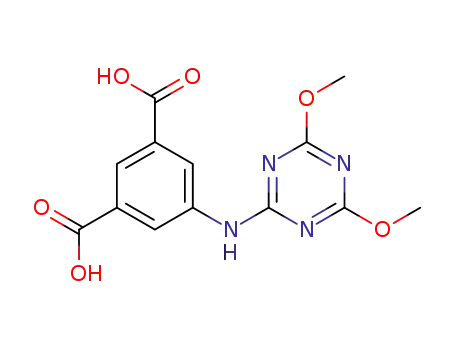 5-((4,6-dimethoxy-1,3,5-triazin-2-yl)amino)isophthalic acid