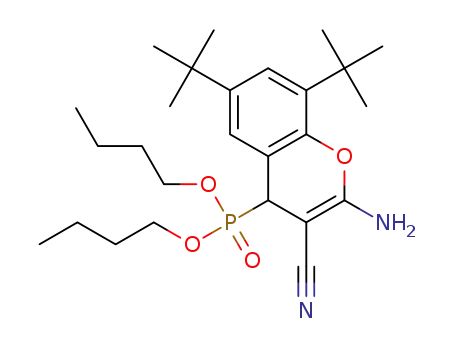 dibutyl (2-amino-6,8-di-tert-butyl-3-cyano-4H-chromen-4-yl)phosphonate