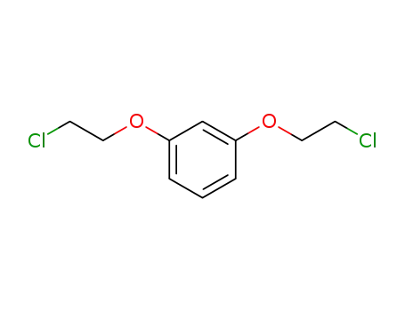 Molecular Structure of 63807-84-1 (Benzene, 1,3-bis(2-chloroethoxy)-)