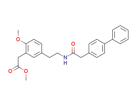 2-[(1,1'-biphenyl)-4-yl]-N-(3-methoxycarbonylmethyl-4-methoxyphenethyl)acetamide