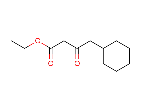 Molecular Structure of 64127-44-2 (4-CYCLOHEXYL-3-OXO-BUTYRIC ACID ETHYL ESTER)