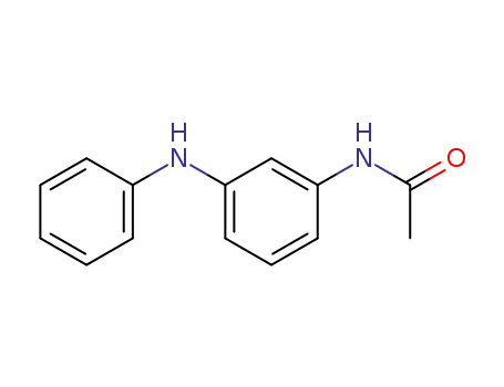 Molecular Structure of 19619-91-1 (N-(3-PHENYLAMINO-PHENYL)-ACETAMIDE)