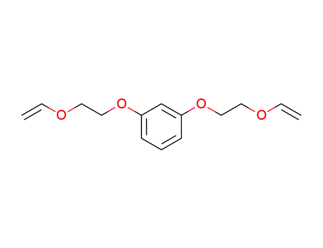 Molecular Structure of 84040-78-8 (Benzene, 1,3-bis[2-(ethenyloxy)ethoxy]-)