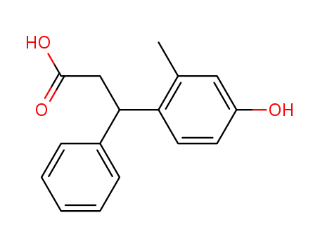 3-(4-hydroxy-2-methyl-phenyl)-3-phenyl-propionic acid