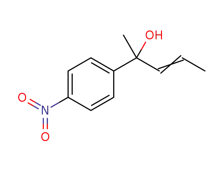 2-(4-nitrophenyl)pent-3en-2-ol