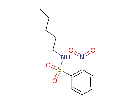 Molecular Structure of 349099-42-9 (Benzenesulfonamide, 2-nitro-N-pentyl-)