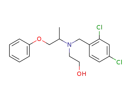 2-[(2,4-dichloro-benzyl)-(β-phenoxy-isopropyl)-amino]-ethanol